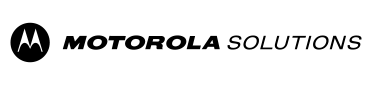 Motorola Solutions logo featuring stylized 'M' in black and white for PMC Wireless partnerships.